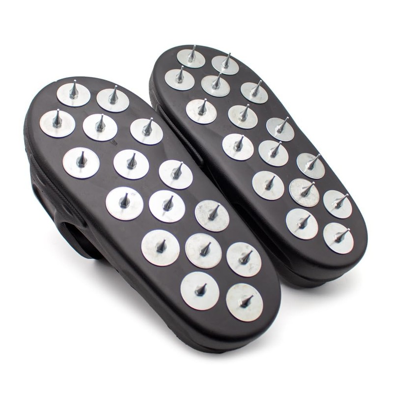 iDili 1 Pair of Flexible Spiked Shoes for Epoxy Floor
