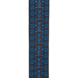 D'Addario Accessories Guitar Strap - Guitar Accessories - Electric Guitar Strap, Acoustic Guitar Strap, Acoustic Electric Guitar Strap & Bass Guitar Strap - Woven - Hootenanny Blue/Black