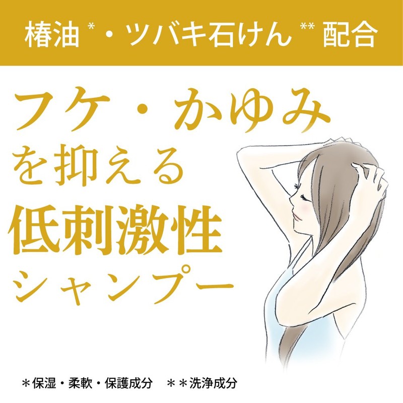 大島椿 オイルシャンプー 400mL (フケ カユミ 低刺激 ノンシリコン)