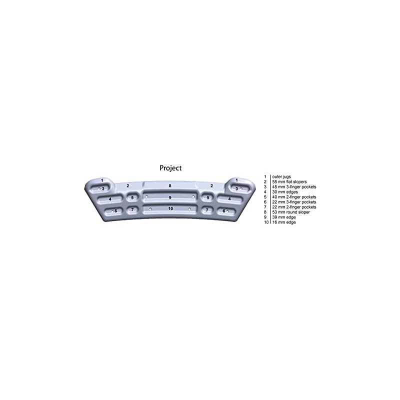 Metolius Project Training Board CNC (Black/White Swirl)