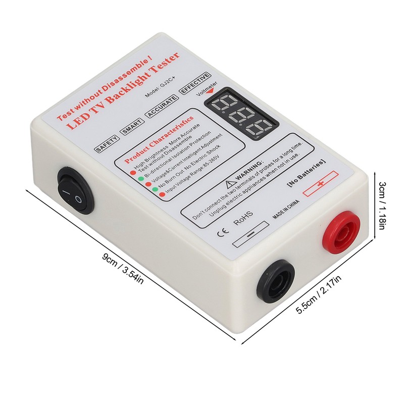 LED Light Tester Free Screen Removal Soft Start Portable TV