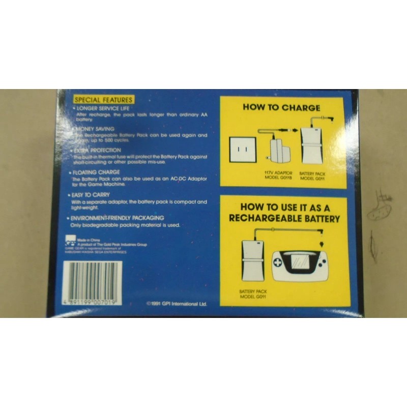 Innovation Rechargeable Battery Pack 110V USA 2 Pin AC adaptor