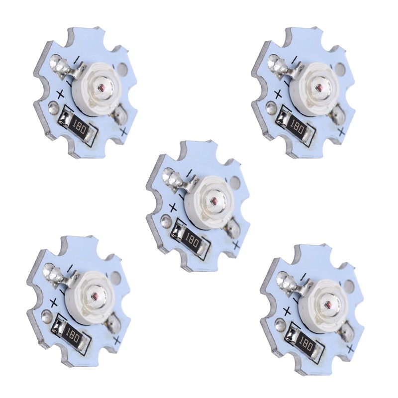 25Pcs 0.5W 5V High Power LED Lamp Bead Light Source