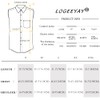 LOGEEYAR Men Plaid Sleeveless Shirt Leisure Button Down Vest Shirt