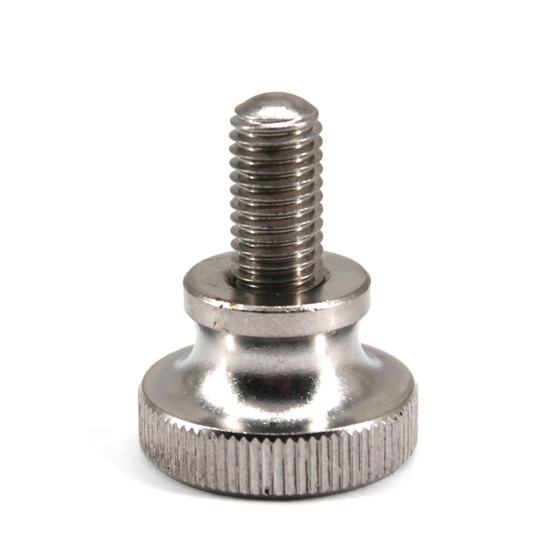 (10 Stück) M3x8mm Schrauben 304 Edelstahl Flacher Rändelschrauben