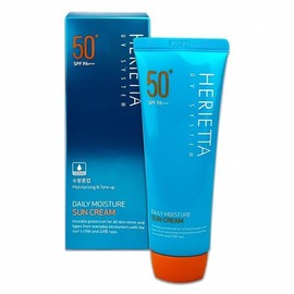 Herrieta Moisture Sun Cream 70g Sunscreen Skin Protectant Block Moisturizing Cream Summer Cosmetics Cash on Delivery or Pay upon Order / 헤리에타 모이스처 선크림 70g 자외선차단제 피부 보호 제 블록 보습 크림 여름 화장품 착불 또는 주문시 결제