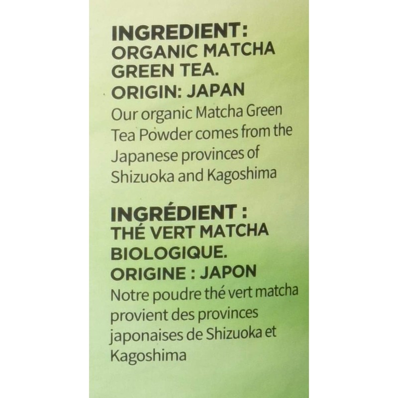 250gr. Matcha Green Tea. Organic. from Japan. (8,8oz)