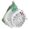 Mini Watch Fan Angel Wing Design USB Charging Wireless Braided