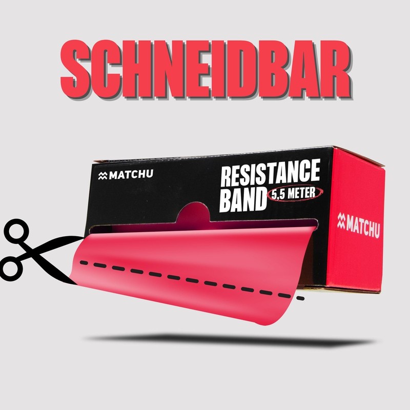 Matchu Sports Resistance Bands, Resistance Bands, 100% Latex, Can be
