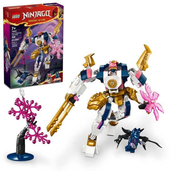 LEGO LEGO NINJAGO Sora's Elemental Tech Mech Mini Ninja Toy,
