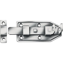 Door Lock Latch L.100 mm W.50 mm STA Blue Galvanised with Lock VORMANN