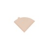 100 Pcs Coffee Filter Papers, Disposable Unbleached Cone Filter Papers