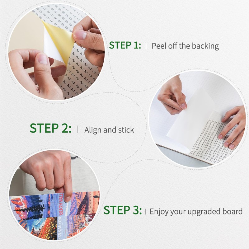 ALL4JIG Puzzle Saver – 96-Pack Puzzle Glue Sheets for 1000-3000