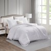 Boho King Size Comforter Set White 3 Pieces Tufted Tassel