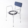 NRS Compact Dovedale Commode with Seat & Backrest, Medium, Modern