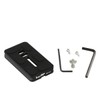 Haoge 64mm Screw Knob Clamp Adapter with 70mm QR Quick