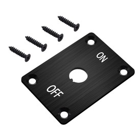 weideer Toggle Switch Panel ON OFF Bracket 12mm Mounting holes Aluminium Housing Black with Screw for Car Boat Trailer K-047-ON OFF