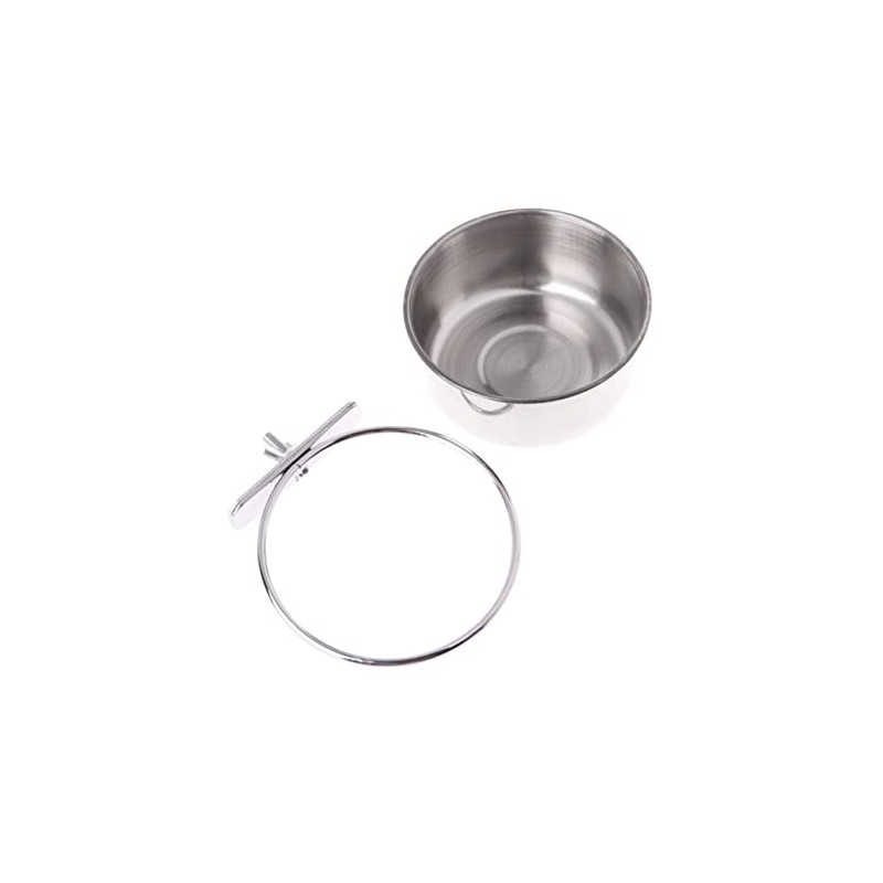 VANZACK 2 Piezas Tazón De Abrazadera De Loro Comida Jaula