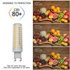 Lxcom Lighting G9 LED Corn Bulb Dimmable 2 Pack 15W