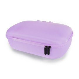 alltravel VR Headset Shoulder Case for Meta Quest 3 and Meta Quest 2, travel consolidation case for VR headset, controllers, charger and other accessories (Purple)