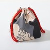 Japanese Drawstring Bag Kimono Handbag Blossom Sakura Bag Vintage Jewelry