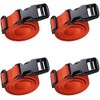XTACER 1 Inch Molle Backpack Accessory Strap Luggage Straps Cover Strap Sleeping Bag Strap with Buckle (OR, 40)