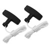 2-Pack Pull Cord 3.9 ft with Recoil Starter Handle, 4.0mm