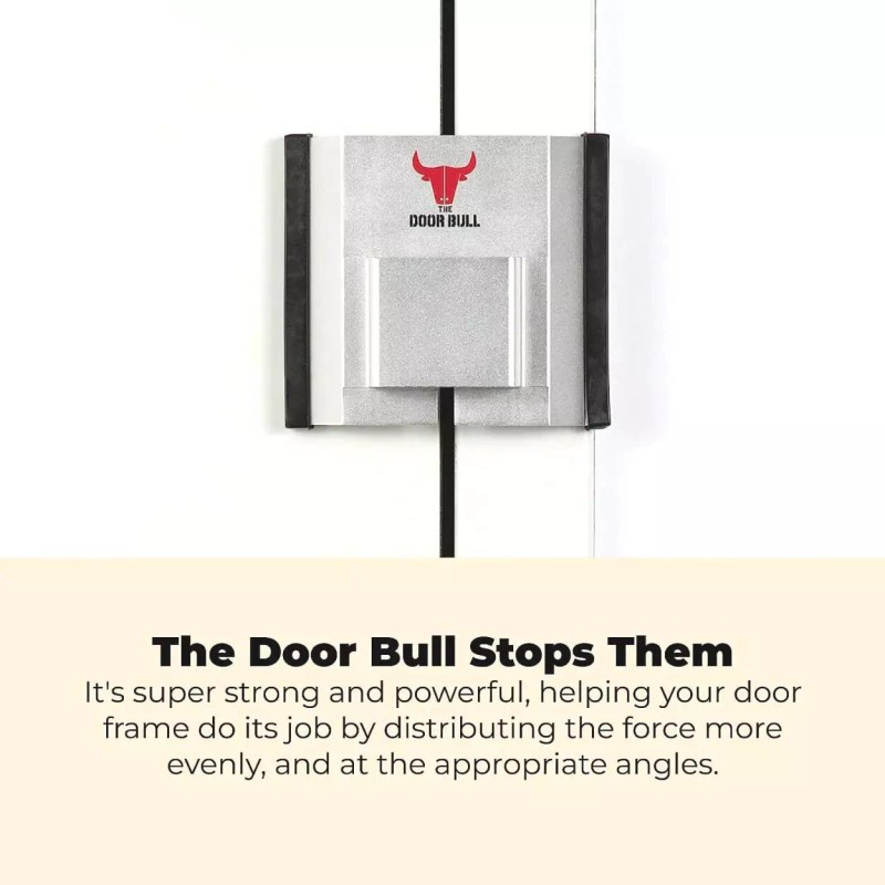 "The Door Bull" Door security to stop door kick ins.