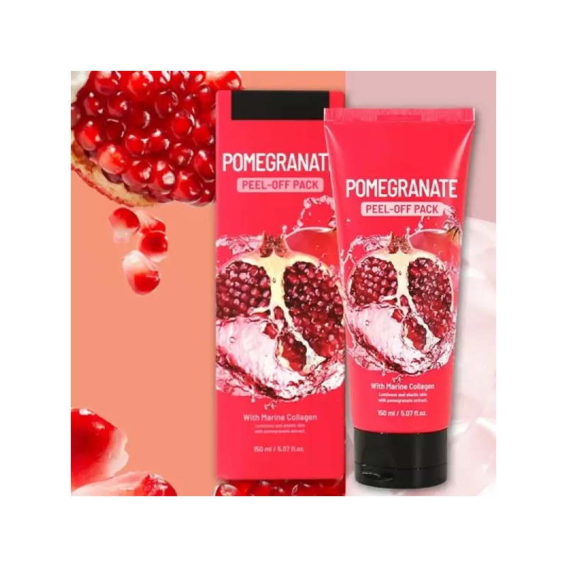 Peel Off 생기있게 병풀추출물 녹차추출물 필오프팩 150ml 석류 Vitalizing Green