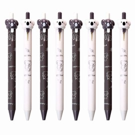 12 PCS Cute Animal Koala Pens 0.5mm Black Ink Novelty Cartoon Gel Pen