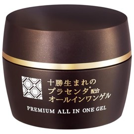Tokachi-born Placenta Formulated All-in-One Gel TB 3.2 oz (90 g) with Spatula, All-in-One Gel, Transparent, Hari, Moisturizing, Fragrance-free, No Coloring, Paraben Free, Easy Skin Care, Made in Japan