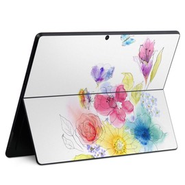 Surface Pro11 (2024) / Pro10(for Business) / Pro9 (2022) Compatible with Common Back, Protective Design, Skin Seal, Compatible with Pro8/ProX, Popular 009514, Watercolor, Colorful