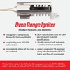 Surface Igniter Oven Igniter Replacement DS039KX for DG94-01012A AP5967723 -