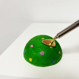 Wool Felting Machine for Trim Away The Excessive Floating Wool On The Surface,Making Them Look Neater,The Electric Ironing Tool Helps to Shape and Smooth The Wool