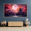 5D Large Diamond Art Painting,Moon Diamond Painting Kits for Adults,DIY