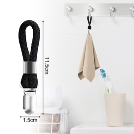 Pack of 8 hangers for towels, towel clips, towel clips for hanging, towel hangers, towel hangers for houses, cupboards and bathrooms