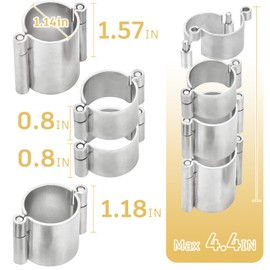 Office Chair Sinking Fix Kit to Stop Sink|Made of Steel Strong Enough to Support Maximum 800 Pounds | No More Sink &No Need to Replace Chair Gas Lift Cylinder - Silver