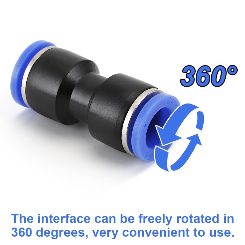 Pneumatic Connectors 4 mm, Hose Connector 4 mm, Quick Coupling