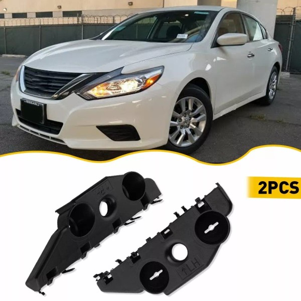 Unbranded Pair Front Bumper Bracket Retainer Hold Fits Mount For