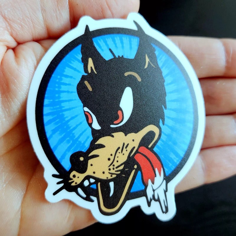 3" Grateful Dead 🐺Dire Wolf Vinyl Jerry Garcia Stickers Decals