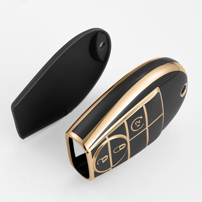 ELOHEI Key Fob Cover for Dodge, Premium Soft Full Protection