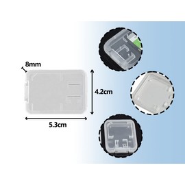 ZoeTekway Pack of 9 SD Card Storage SD Card Case TF Card Case Card Cases for Memory Cards Storage