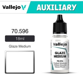 Additive Glaze Medium (18ml) Vallejo Acrylic Paints Painting Diorama Figure Plastic Model Gundam Supplies / 보조제 Glaze Medium (18ml) 바예호 아크릴 도료 도색 디오라마 피큐어 프라모델 건담 용품