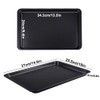 YapitHome Backblech Baking Sheet Set of 2 baking tray Schwarzes