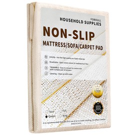 Foboull Mattress Slide Stopper and Gripper,Slip Mattress Grip Pads,Mattress Nonslip Pads Keep Mattress from Sliding - for Box Spring, Platform & Bed Frames - Queen