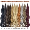 Chicmoi Grey Ponytail Extainson 32 Inch Flexible Wrap Around Ponytail