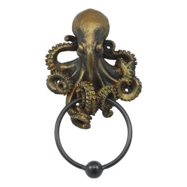Pacific Giftware Deep Ocean Creature Octopus Kraken Warrior Decorative Resin Door Knocker Figurine