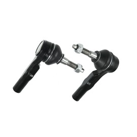 A ABSOPRO Front Outer Tie Rod End Links Suspension Steering Part ES800640 for GMC Terrain 2010-2017 Black(Set of 2)