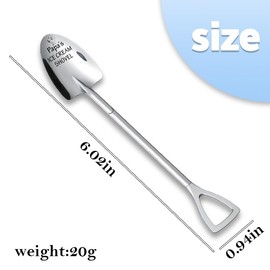 Day Gifts Birthday Fathers for Grandad Papa Stainless Steel Ice Cream Scoop Engraved Shovel Spoon Gift for Grandfather Grandad from Granddaughter Grandson Best Ice Cream Lover Gifts Ideas