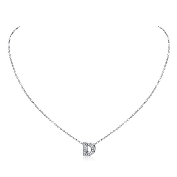 ChicSilver Chain 925 Silver with A to Z Letter Chain